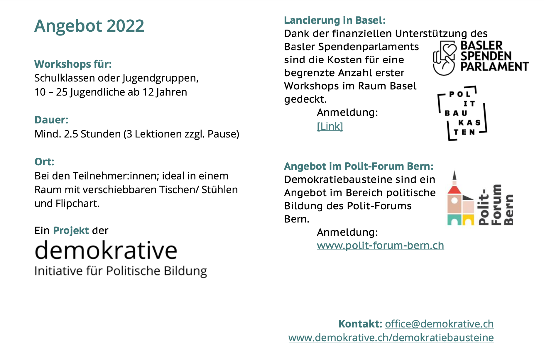 Bild Flyer DemBau2022